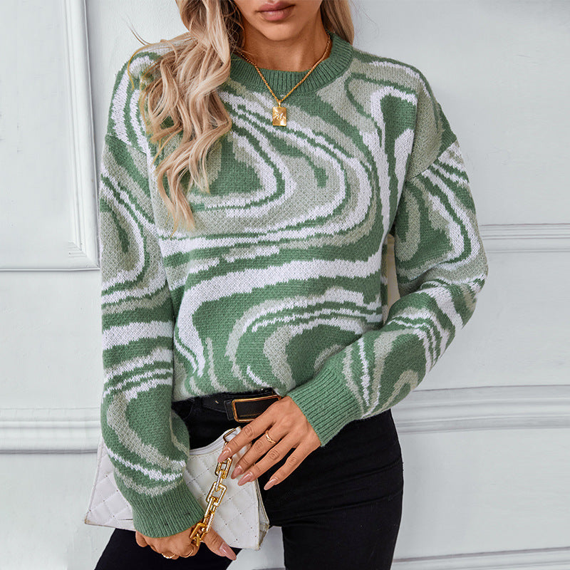 Abstract Pattern Sweater