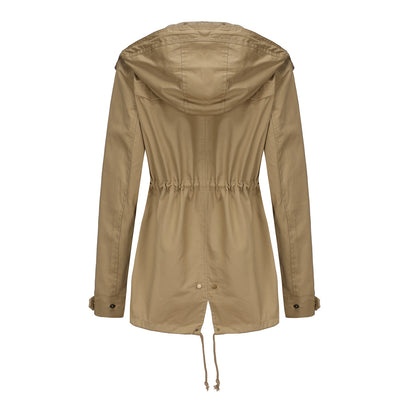 Loose Hooded Cotton Jacket