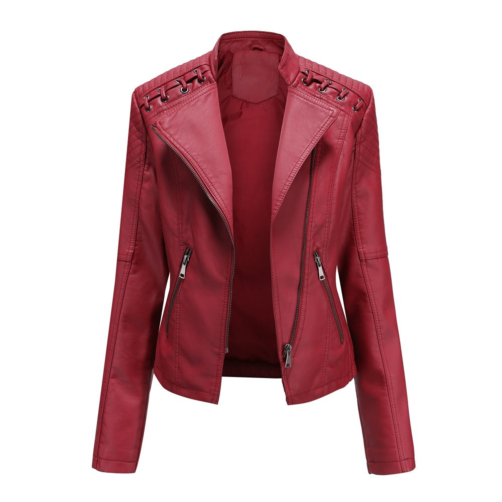 Slim Leather Motorcycle Jacket