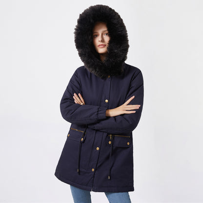 Padded Hooded Parka Coat