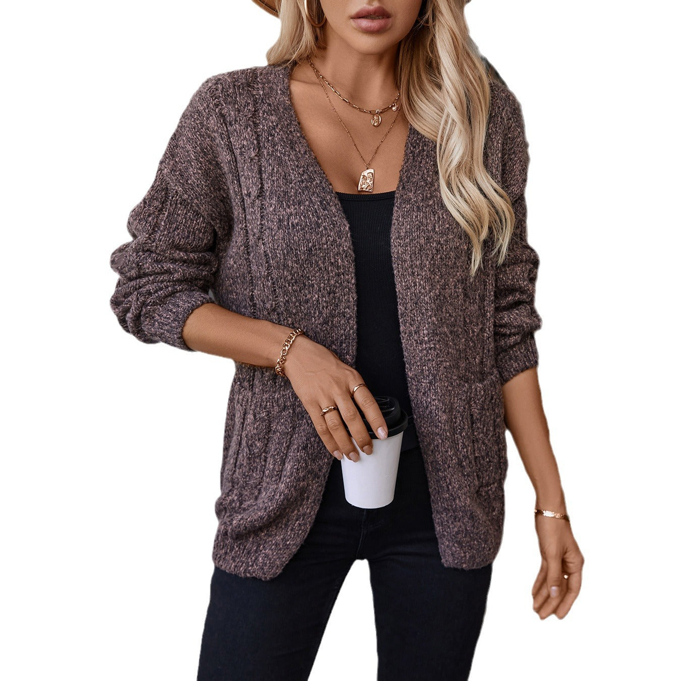 Pocket Cardigan Sweater