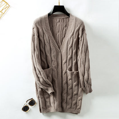 Twisted Knit Cardigan Jacket