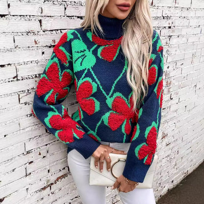 Floral  knit Top