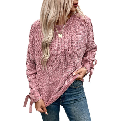 Tie Bow Pullover Knit