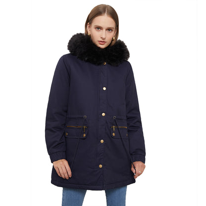 Padded Hooded Parka Coat