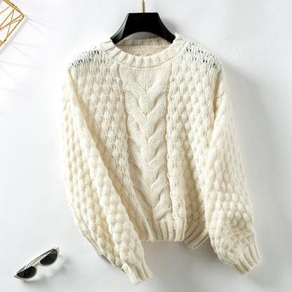 Skeleton Loose Round Neck Sweater