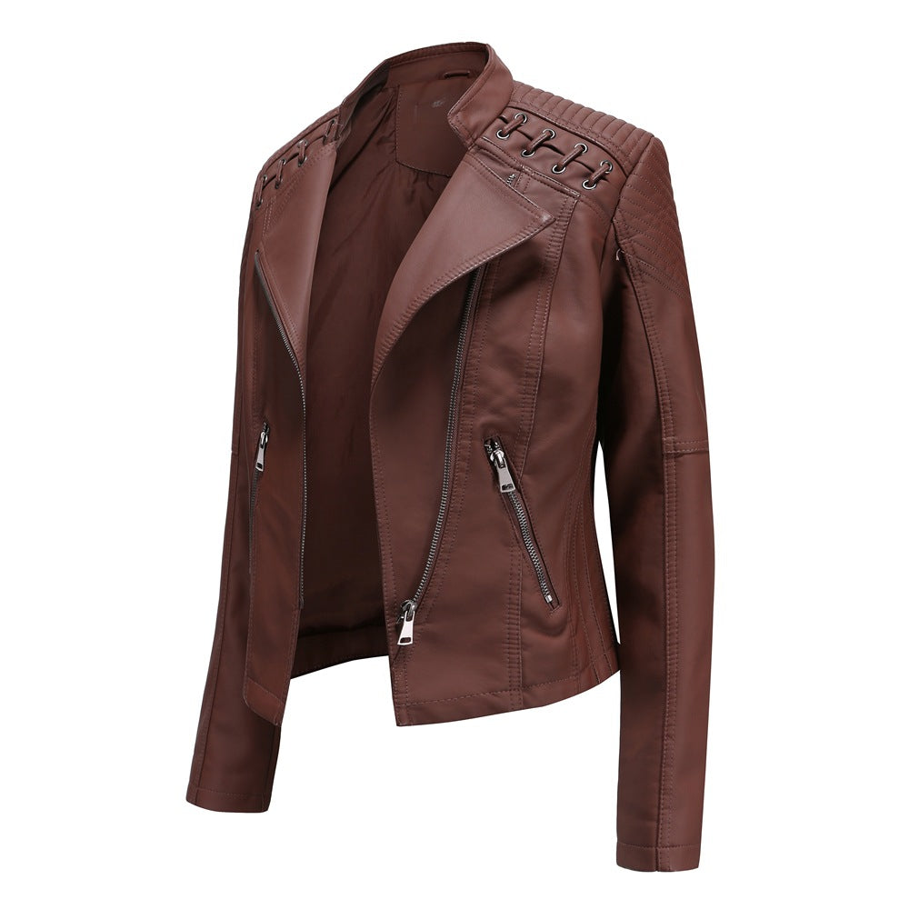 Slim Leather Motorcycle Jacket