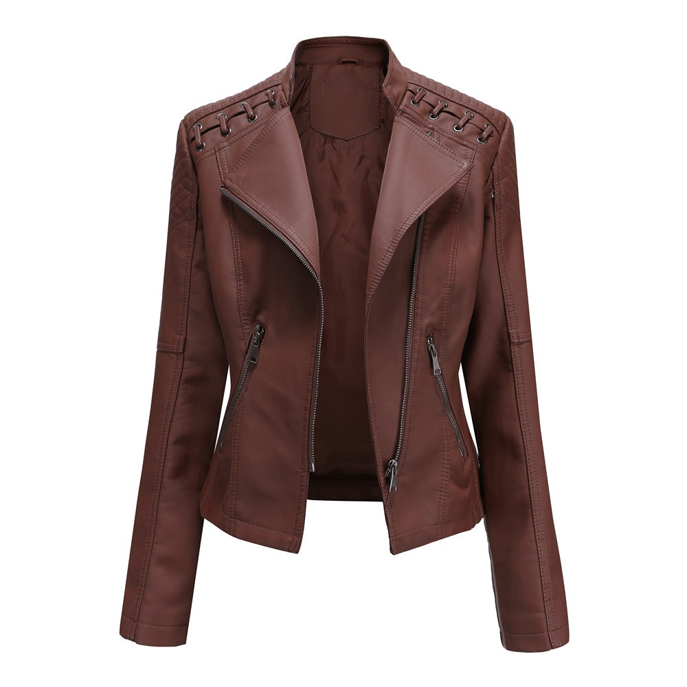 Slim Leather Motorcycle Jacket