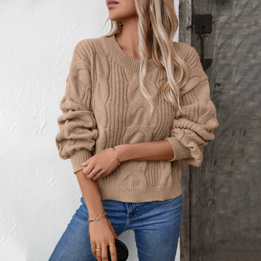 Solid Twist Sweater