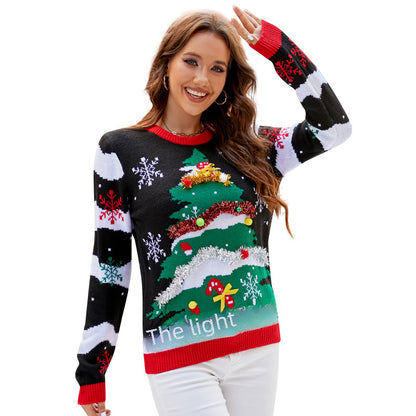 Christmas Embroidery Sweater