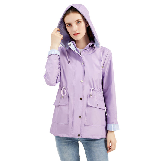 Detachable Hooded Windbreaker Jacket