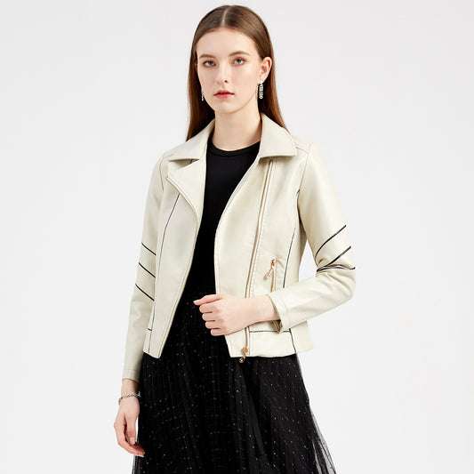 Thin PU Biker Jacket