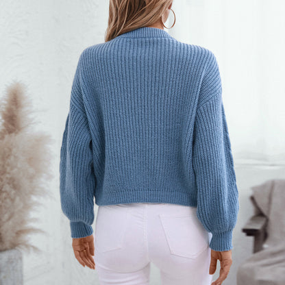 V-Neck Loose Sweater