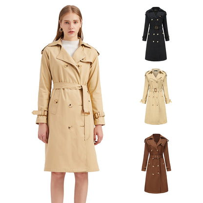 Long Waisted Trench Coat