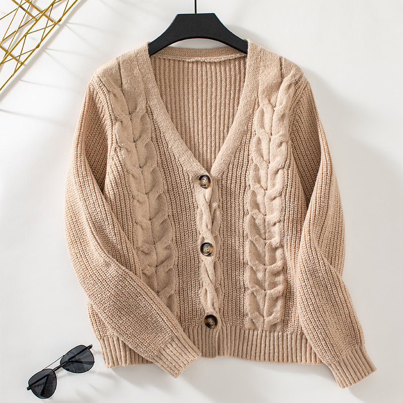 Vintage Twist Knit Jacket