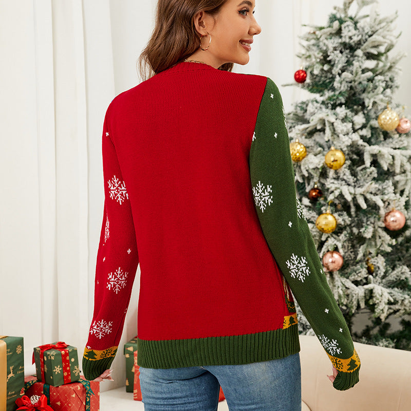 Color-Crossed Christmas Jacket