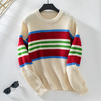 Rainbow Knit Sweater