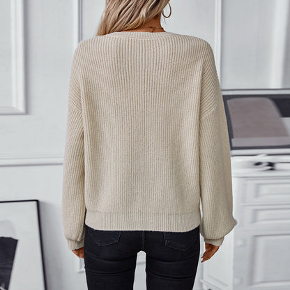 Casual Round Neck Sweater