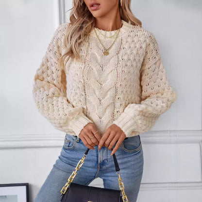 Skeleton Loose Round Neck Sweater