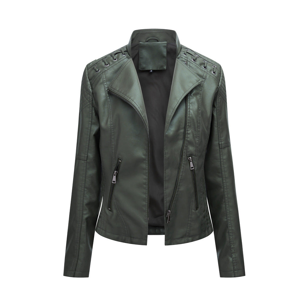 Slim Leather Motorcycle Jacket