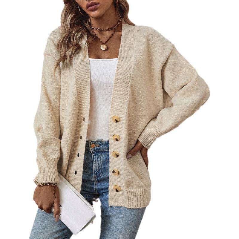 Plain Sweater Coat