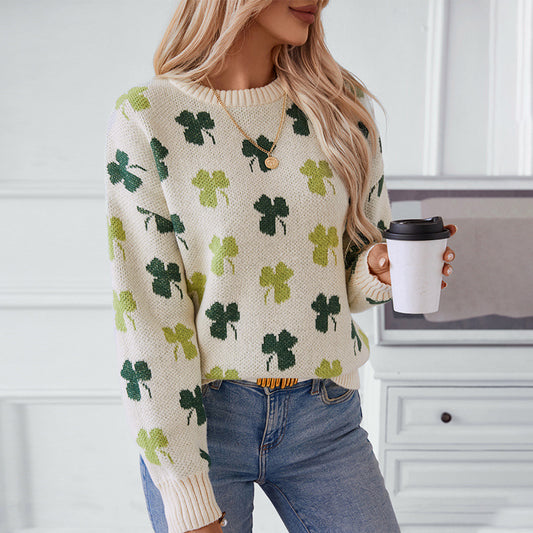 Clover Jacquard Sweater