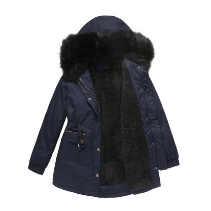 Padded Hooded Parka Coat