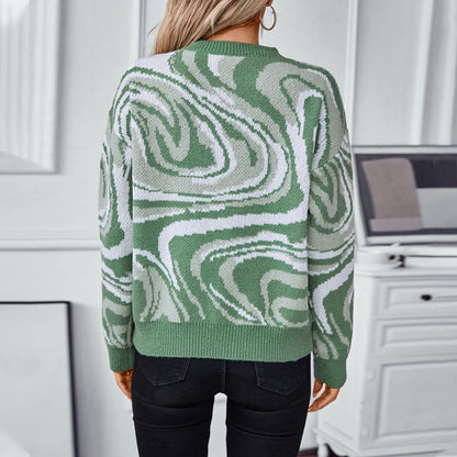 Abstract Pattern Sweater