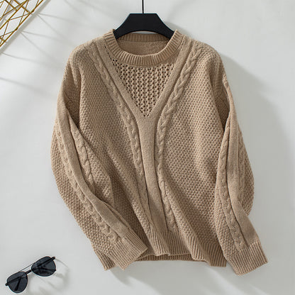 Hollow Out Twist Sweater