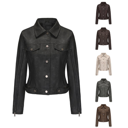 Multi-Zipper Biker Jacket