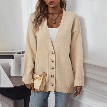 Plain Sweater Coat