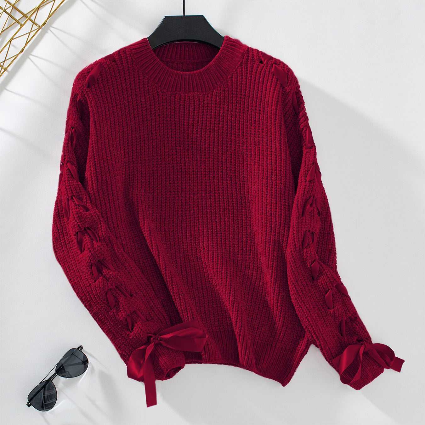 Tie Bow Pullover Knit