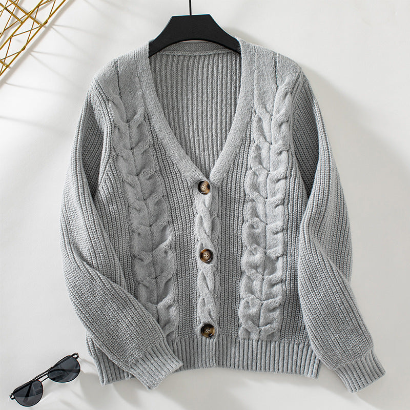 Vintage Twist Knit Jacket