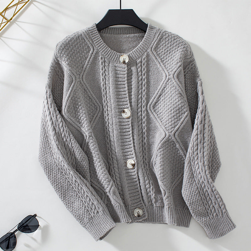 Vintage Button Cardigan Sweater