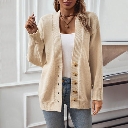 Plain Sweater Coat