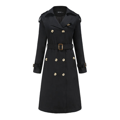 Long Waisted Trench Coat