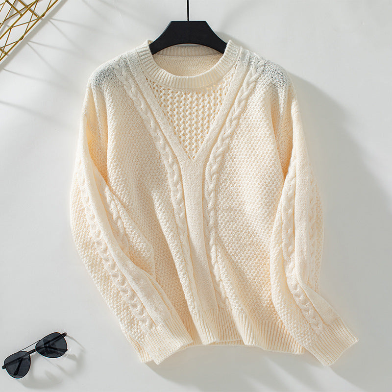 Hollow Out Twist Sweater