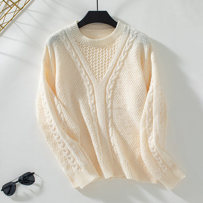 Hollow Out Twist Sweater