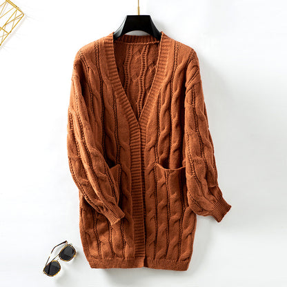 Twisted Knit Cardigan Jacket