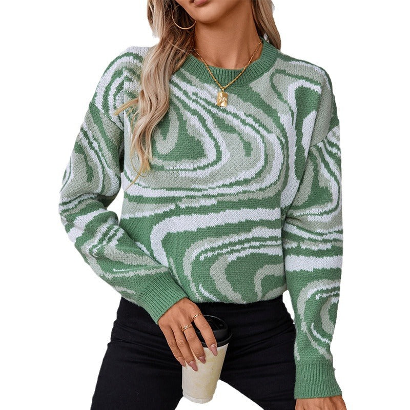 Abstract Pattern Sweater