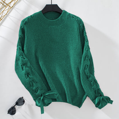 Tie Bow Pullover Knit