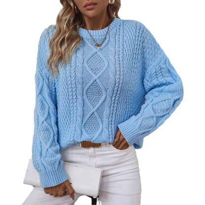 Solid Twist Pullover Sweater