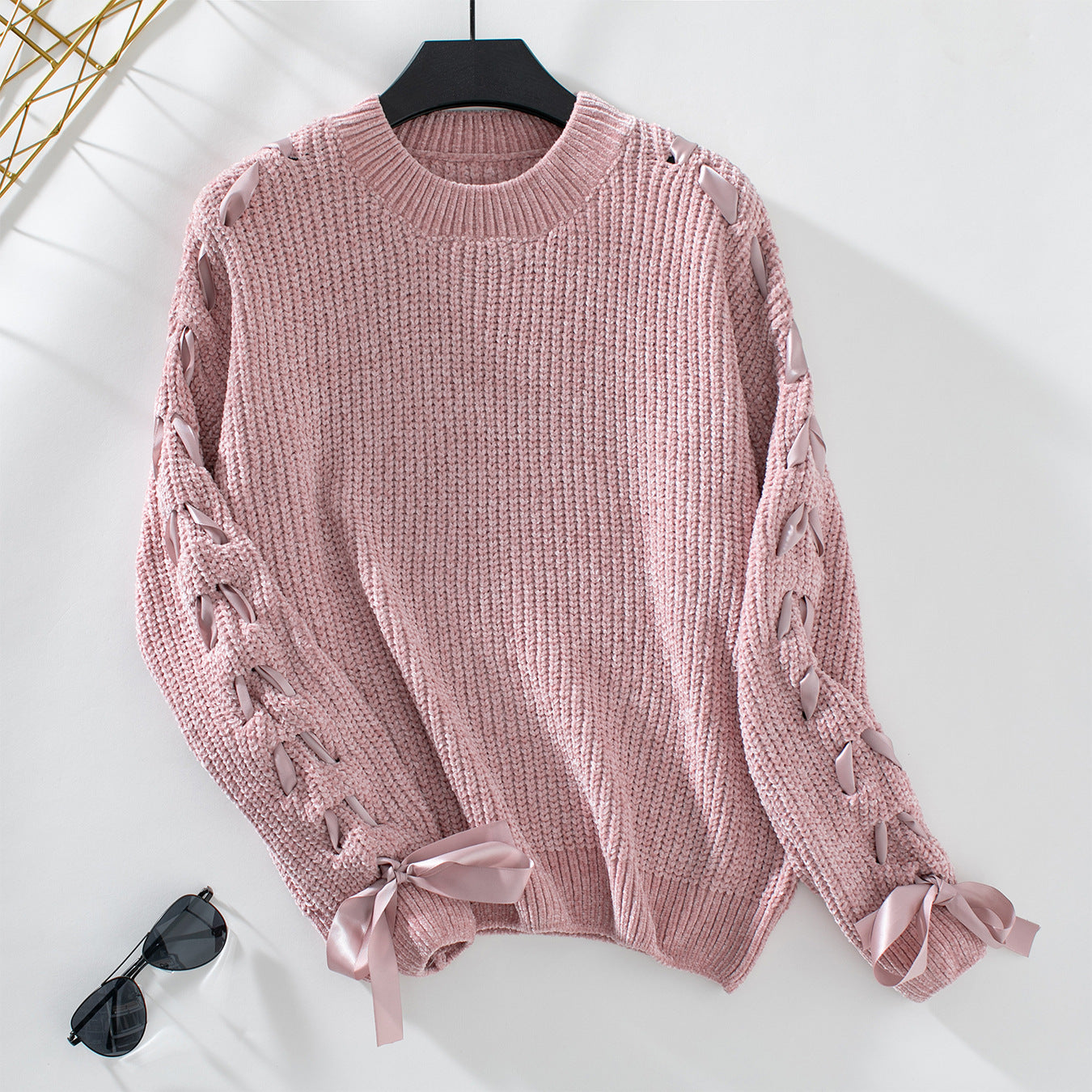 Tie Bow Pullover Knit