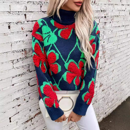 Floral  knit Top