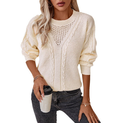 Hollow Out Twist Sweater