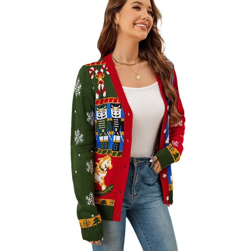 Color-Crossed Christmas Jacket