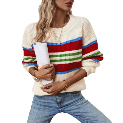 Rainbow Knit Sweater